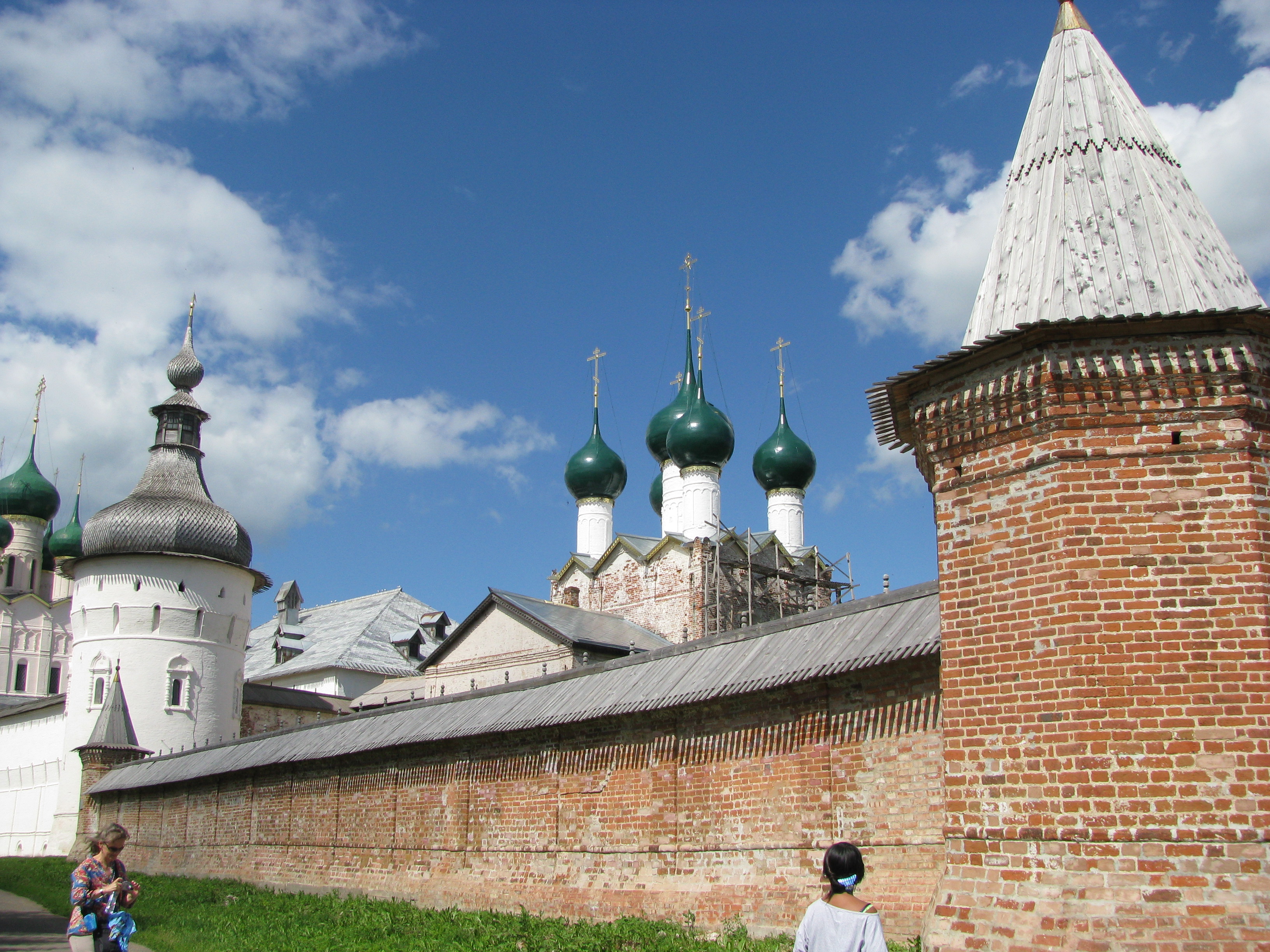Rostov old Kremlin wall.